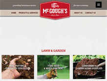 Tablet Screenshot of mcgoughsinc.com